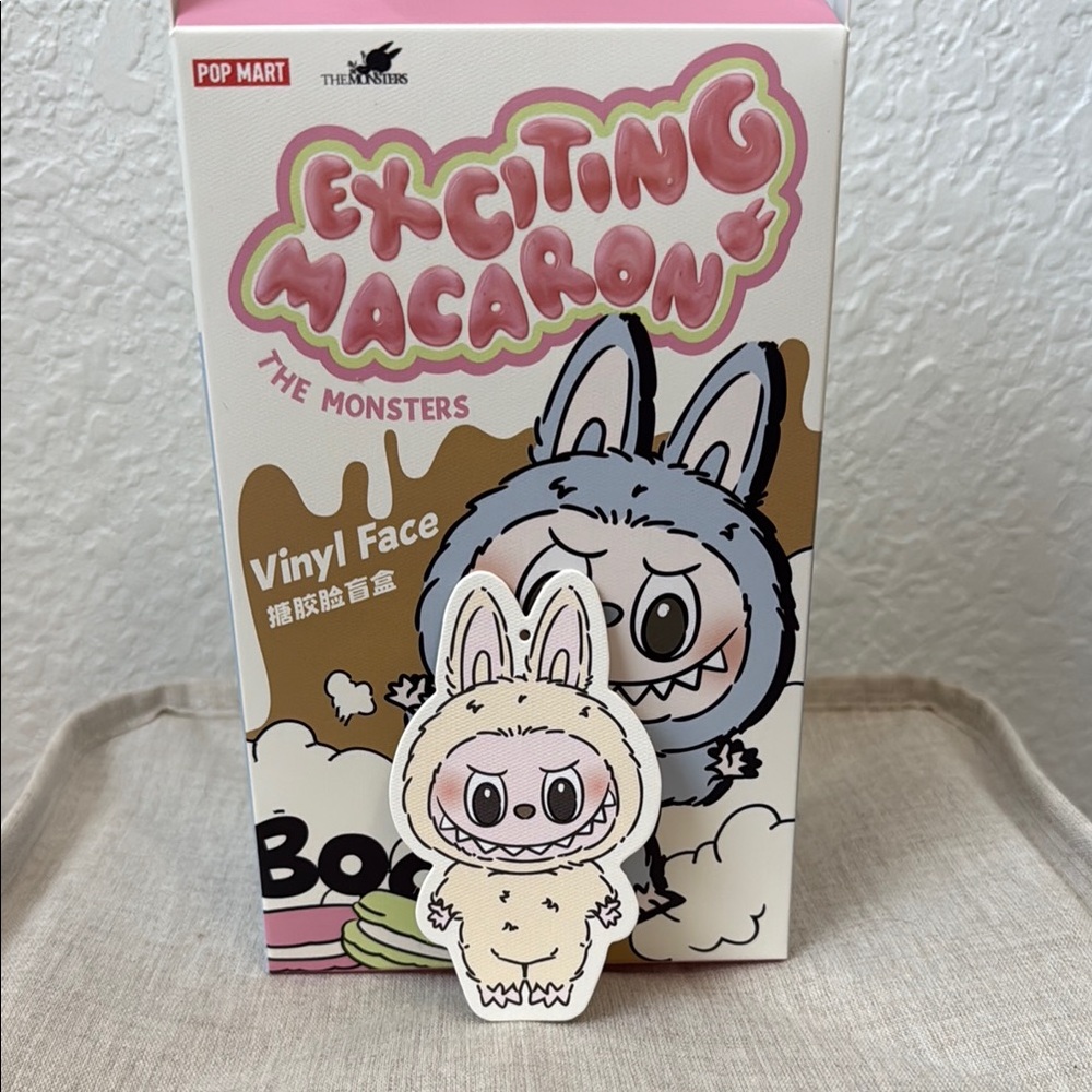 Exciting Macaron Labubu - Soymilk (unopened bag)